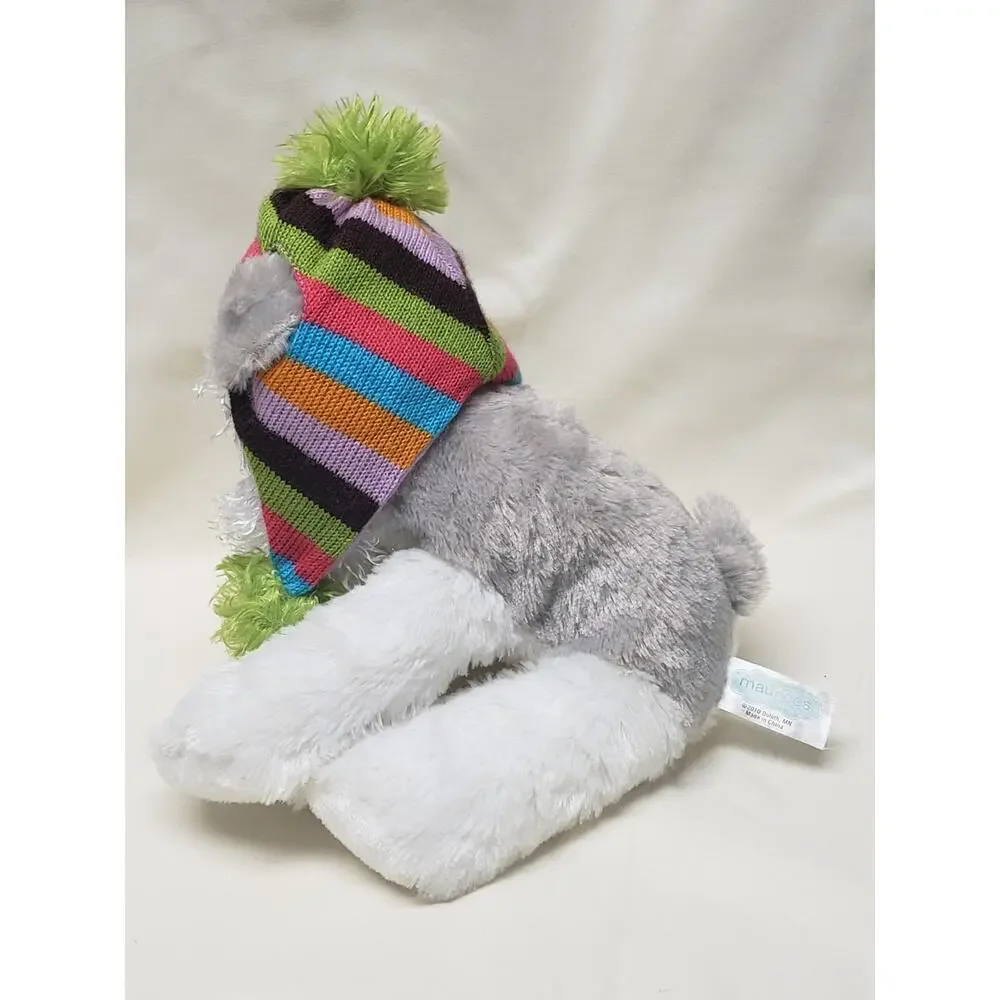 Maurices Shelby the Schnauzer Winter Cap Soft Dog Plush Stuffed Animal